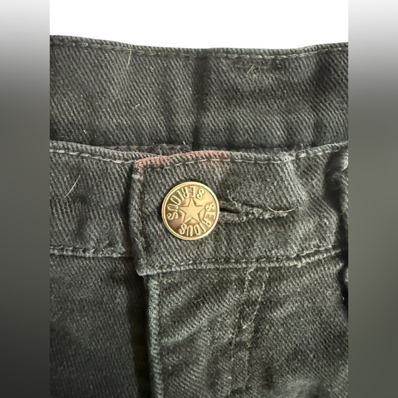 Serious Los Angeles Black Denim Flare Bootcut Men’s Jeans Waist 33 - Picture 13 of 13